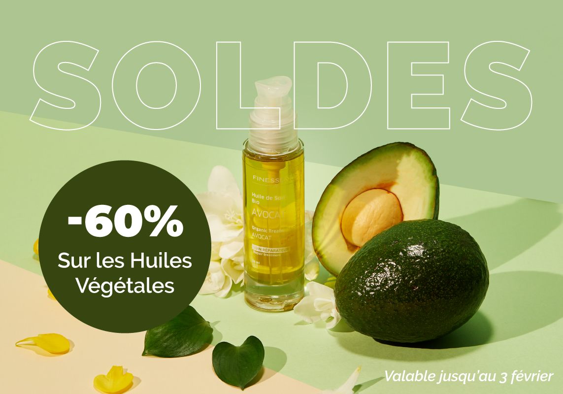 SOLDES -60% sur les Huiles Végétales